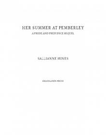 Her Summer at Pemberley Read online