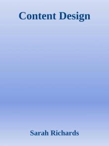 Content Design Read online
