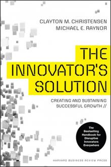 The Innovator's Solution Read online