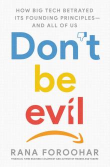 Don't Be Evil Read online