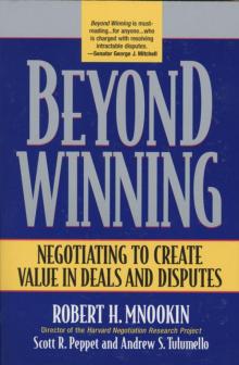 Beyond Winning Read online