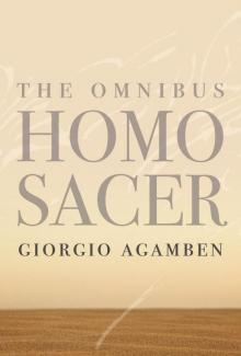 The Omnibus Homo Sacer Read online