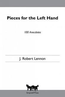 Pieces for the Left Hand: Stories Read online