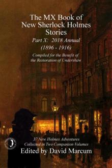 The MX Book of New Sherlock Holmes Stories - Part X Read online