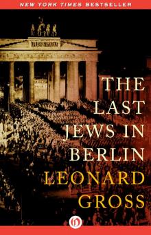 The Last Jews in Berlin Read online