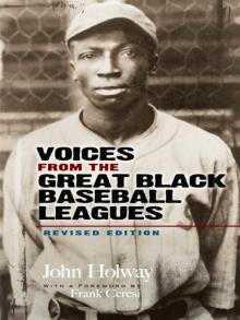 Voices from the Great Black Baseball Leagues Read online