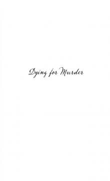 Dying for Murder Read online
