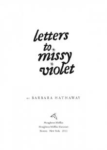 Letters to Missy Violet Read online